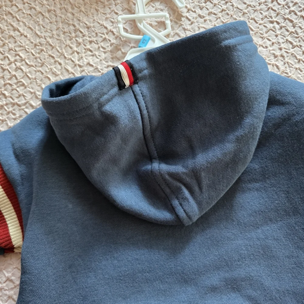 Tommy Hilfiger Boy's Blue Embroidered Logo Fleece Hoodie And Joggers Set 24M